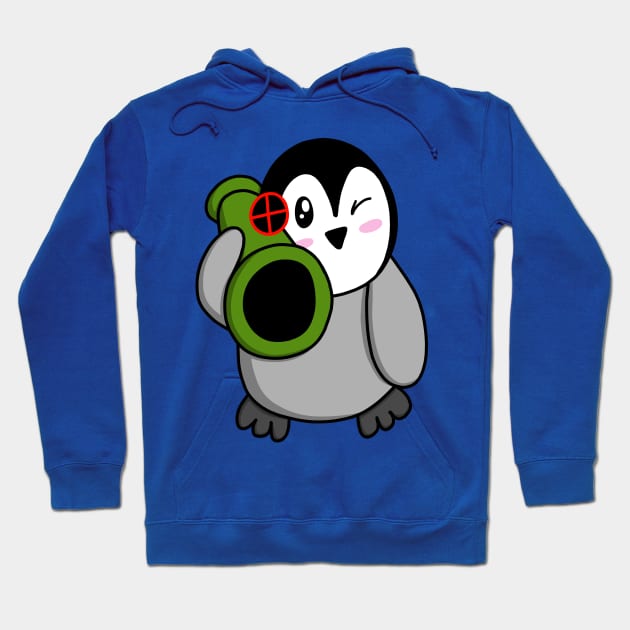 Penguin Bazooka Hoodie by pako-valor